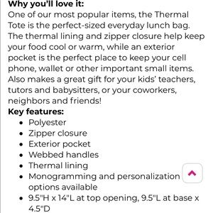 thirty-one Other - Thirty One Thermal Tote thirty-one Other - Thirty One Thermal Tote